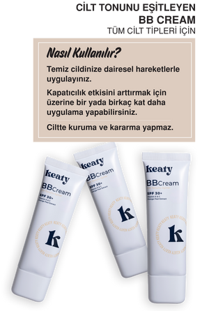 BB Krem SPF 30+ Light | Yüksek Kapatıcılık, Leke Karşıtı ve Aydınlık Etki | 50ml