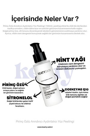 Cilt Beyazlatıcı Set | Peeling 100ml + Beyazlatıcı Krem 50ml