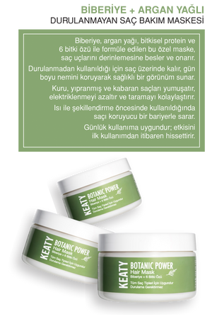 Biberiye + 6 Bitki Özlü Durulanmayan Saç Maskesi