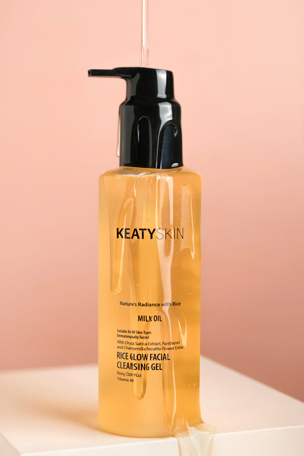 Rice Extract Milk Oil Face Cleansing Gel