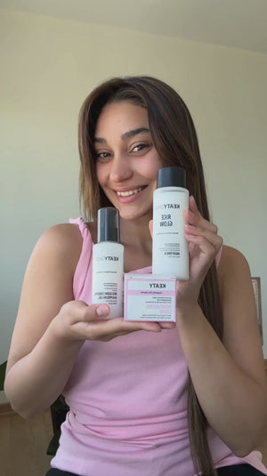 Karma & Normal Ciltlere Özel Günlük Nem Seti | Yağsız Nemlendirici Krem 50ml + Peeling 100ml + Milky Toner 200ml
